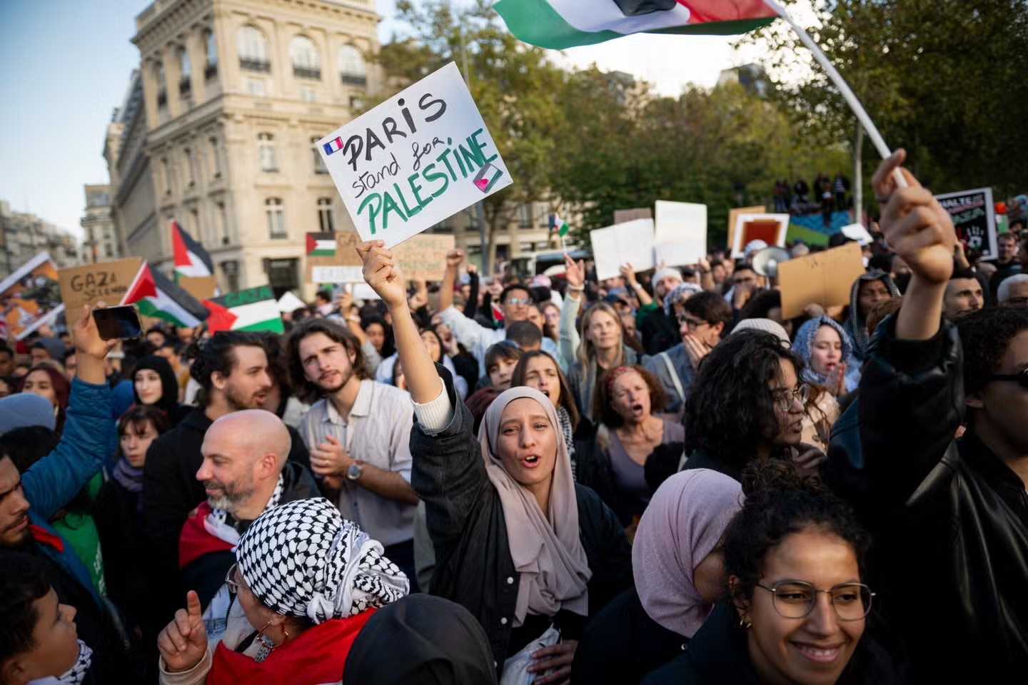 ONU : Manifestations à Paris pour les droits humains à Gaza